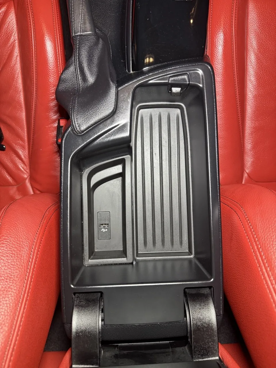 BMW M2 center console after detailing Toronto