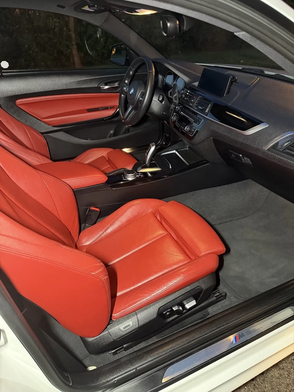 BMW M2 full interior after detailing Toronto night